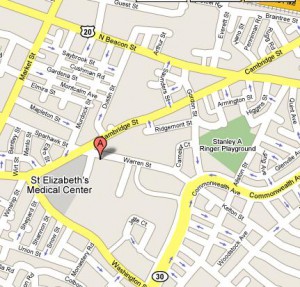 Map of Brighton High School Field